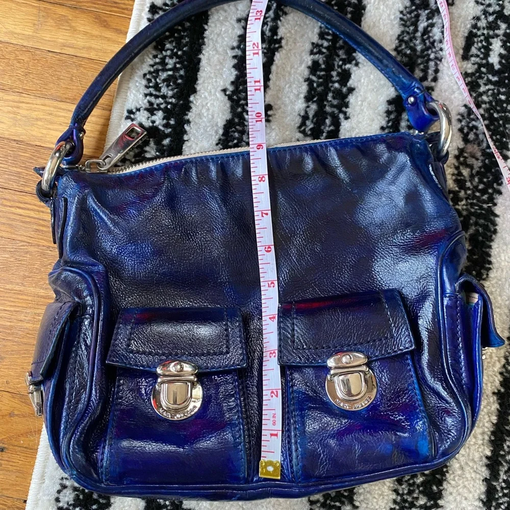 Marc Jacobs Blue Leather Bag - Picture 2 of 9